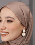 EVELYN SHAWL (WARM TAUPE)